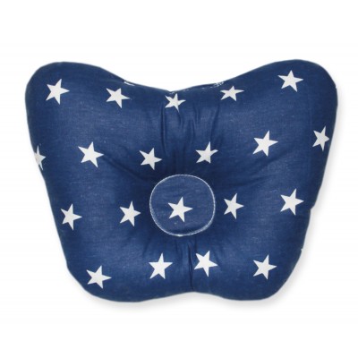 Подушка для новорожденного "Звезды на Синем"